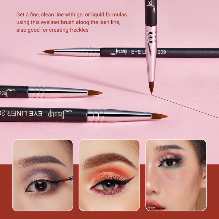 Fine-Tipped Eyeliner Brush for Liquid & Cream Liners