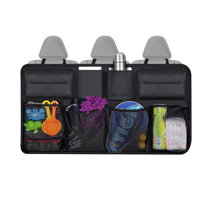 Waterproof Car Trunk Storage Bag with Multiple Pockets