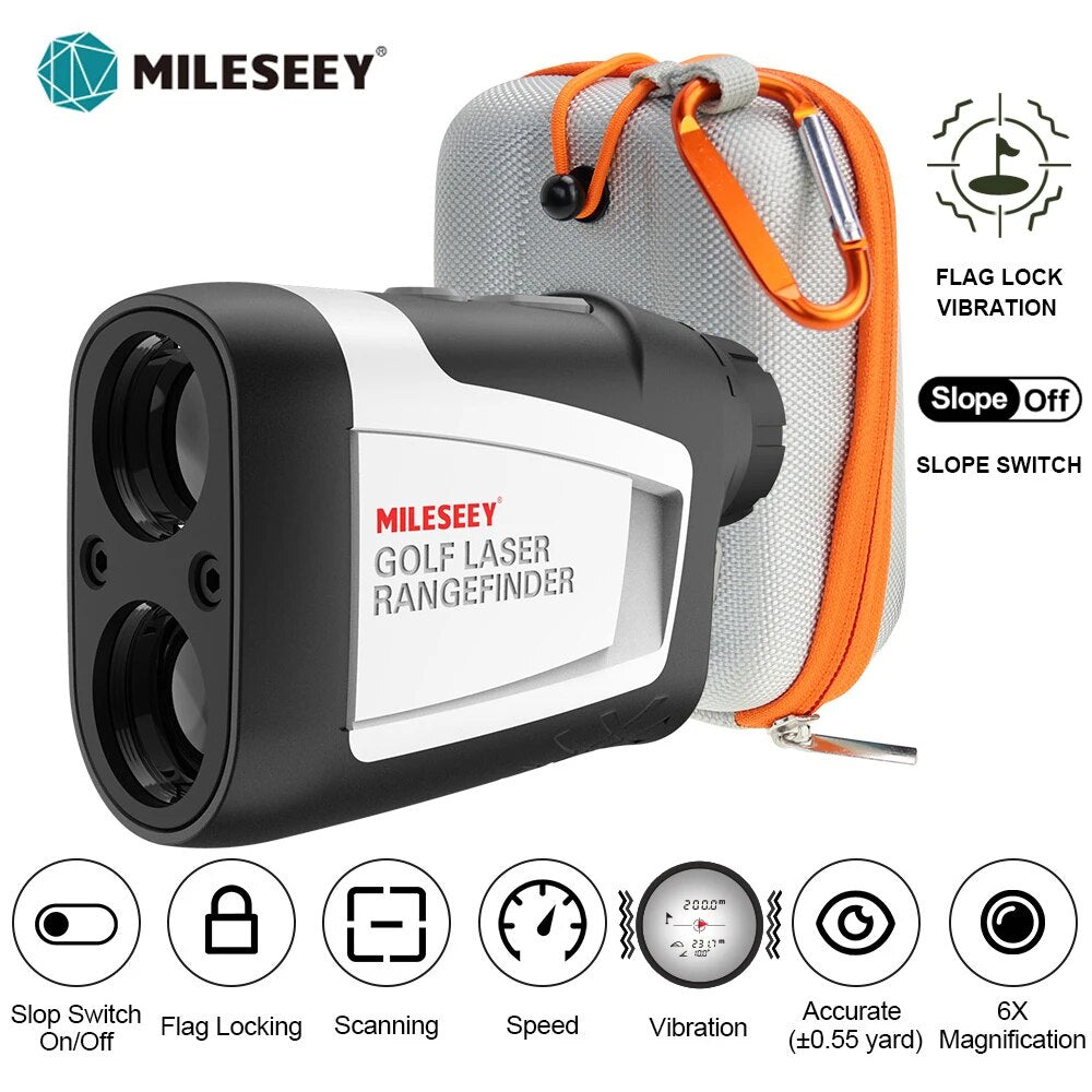 600M Golf & Hunting Laser Rangefinder with Slope Adjustment