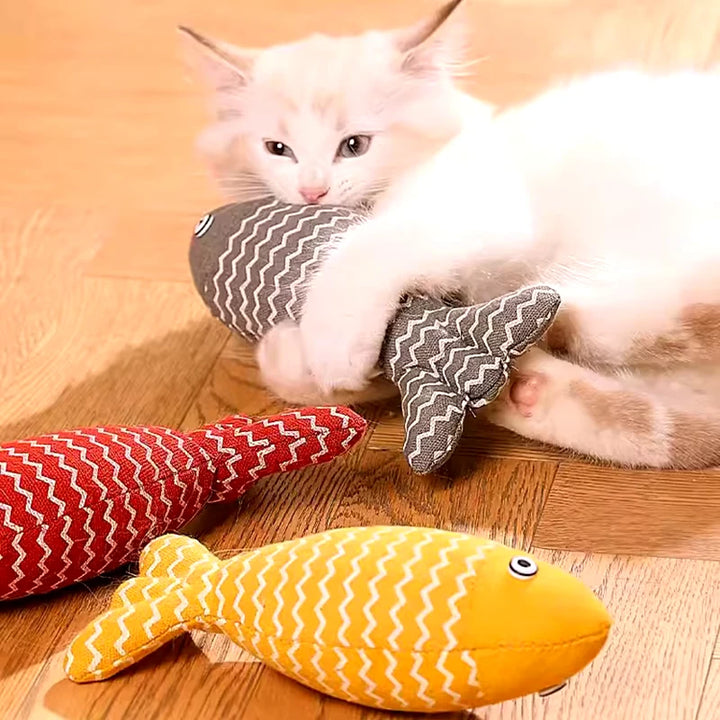 Interactive Cat Fish Toy