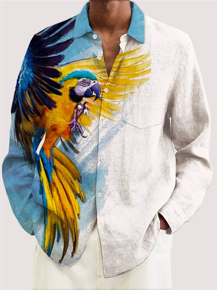 3D Digital Printing Shirt Casual Loose Hawaiian Cardigan