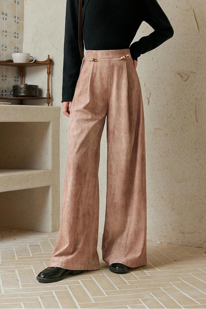 High-Waisted Loose Wide Leg Pants for Women