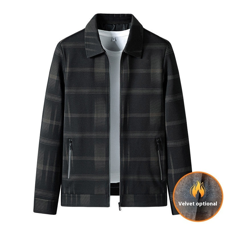 Men's Turn-down Collar Coat Autumn And Winter