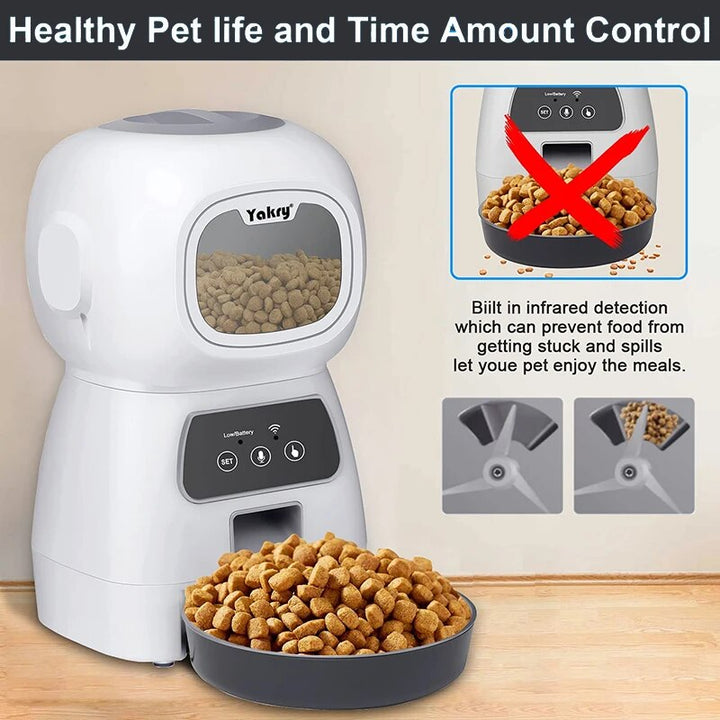 Smart 3.5L Automatic Pet Feeder: Hassle-Free Feeding for Happy Pets