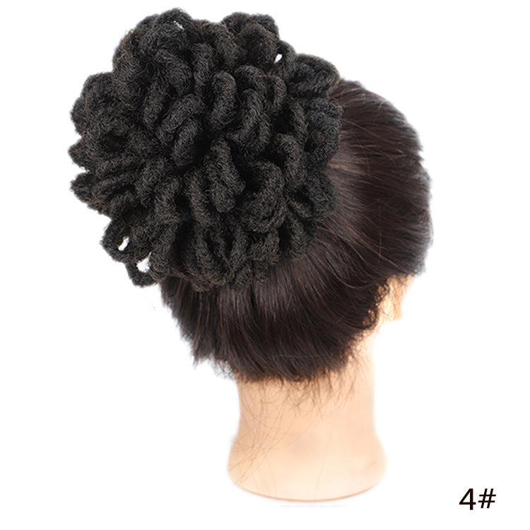 African Wig Bun Hair Bag Drawstring Dreadlocks Afro Hair Bag