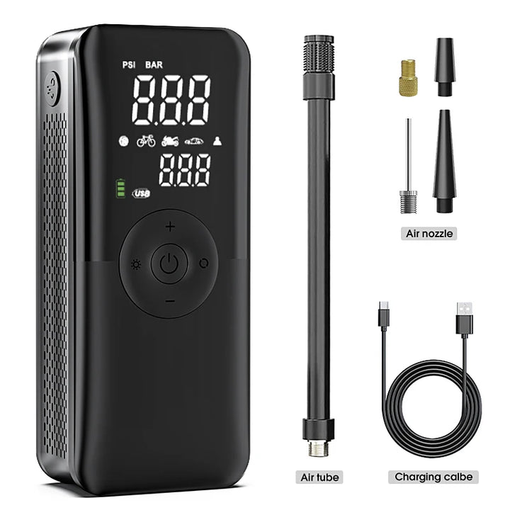 Portable Rechargeable Air Pump Tire Inflator