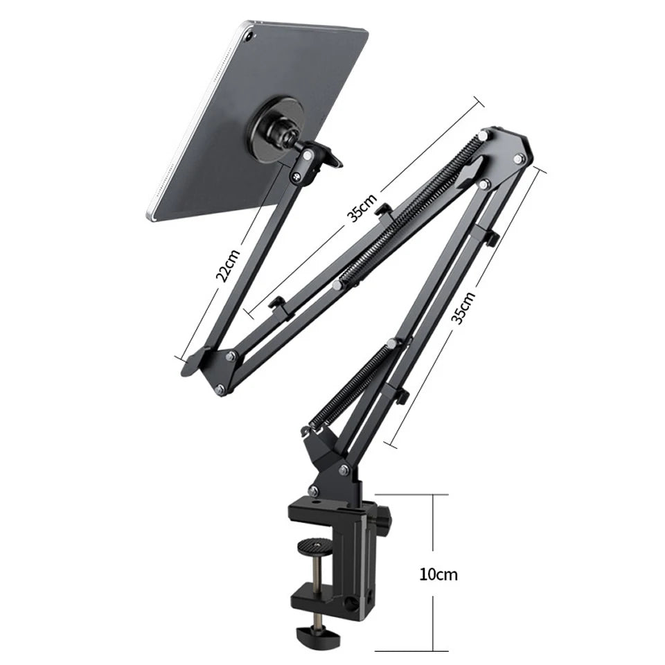 Adjustable 2-in-1 Retractable Phone & Tablet Mount