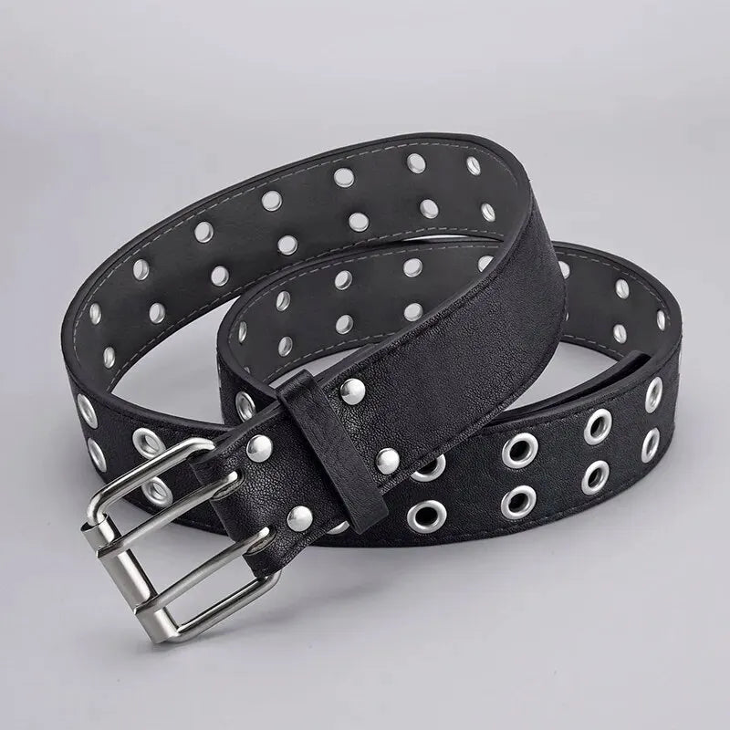 Unisex Double Hole Belt