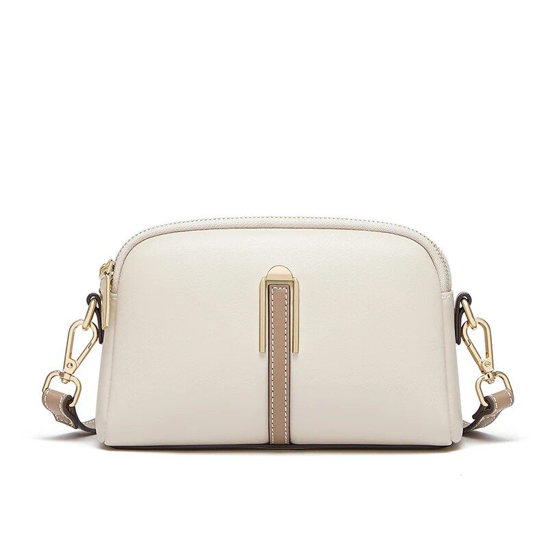 Elegant Leather Crossbody & Shoulder Satchel