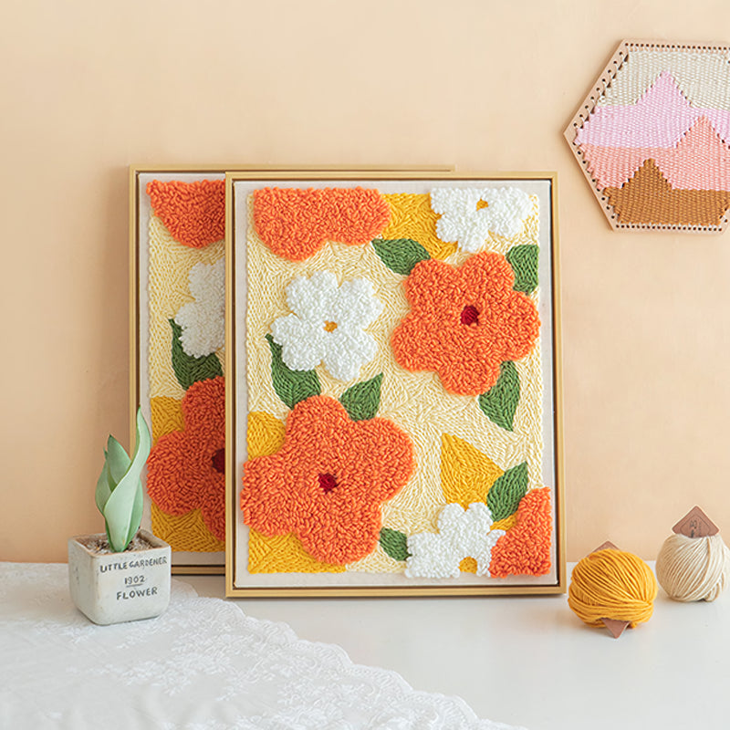 Floral Punch Needle Embroidery Starter Kit