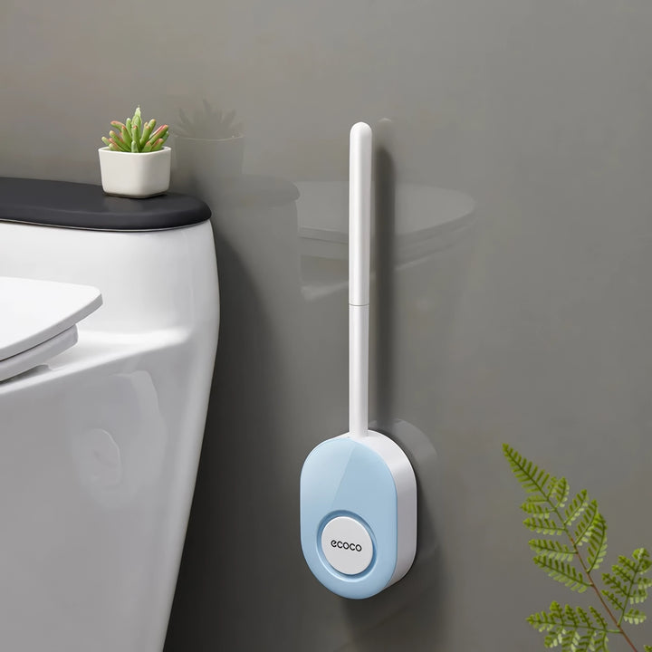 Eco-Friendly Soft Silicone Toilet Brush with Holder