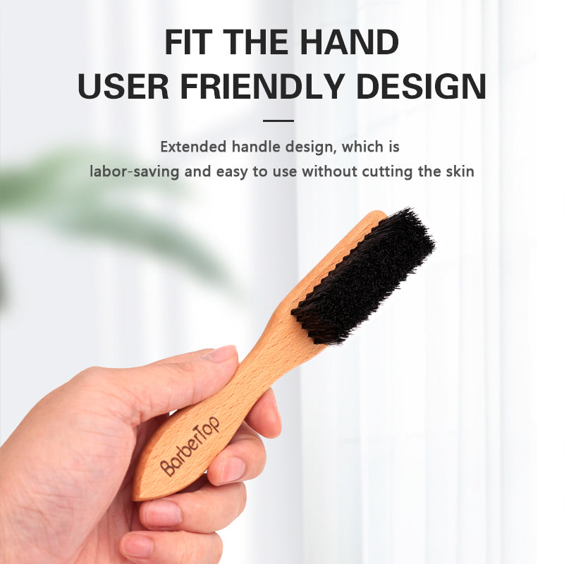 Wooden Handle Beard Brush