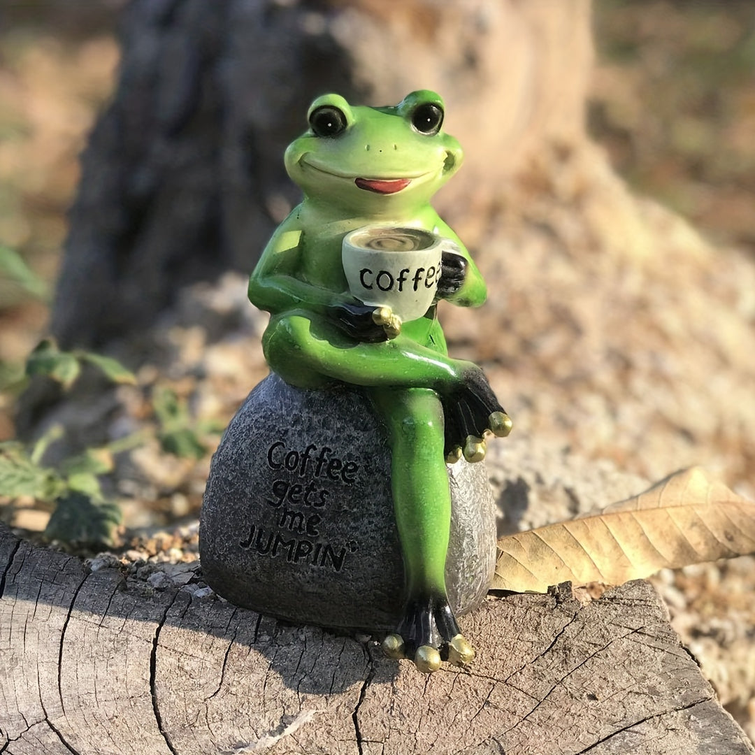 Resin Frog Statue