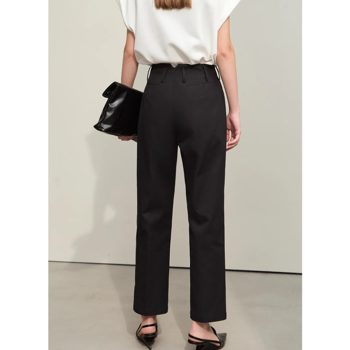 Minimalist Women's Harem Pants - Casual & Comfy Ankle-Length Basics