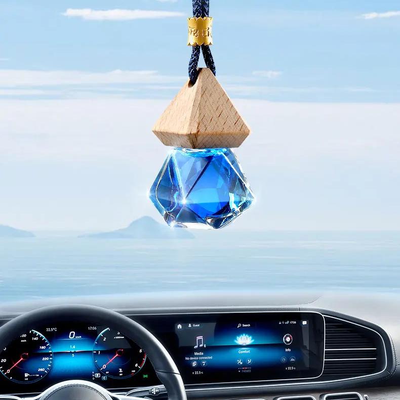 Essential Oil Hanging Car Perfume Bottle with Air Freshener for Car and Home