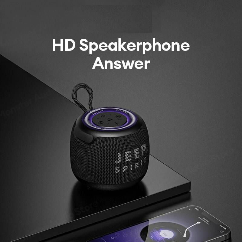 Portable RGB Light Bluetooth Speaker with 3D Surround Sound & Long Battery Life