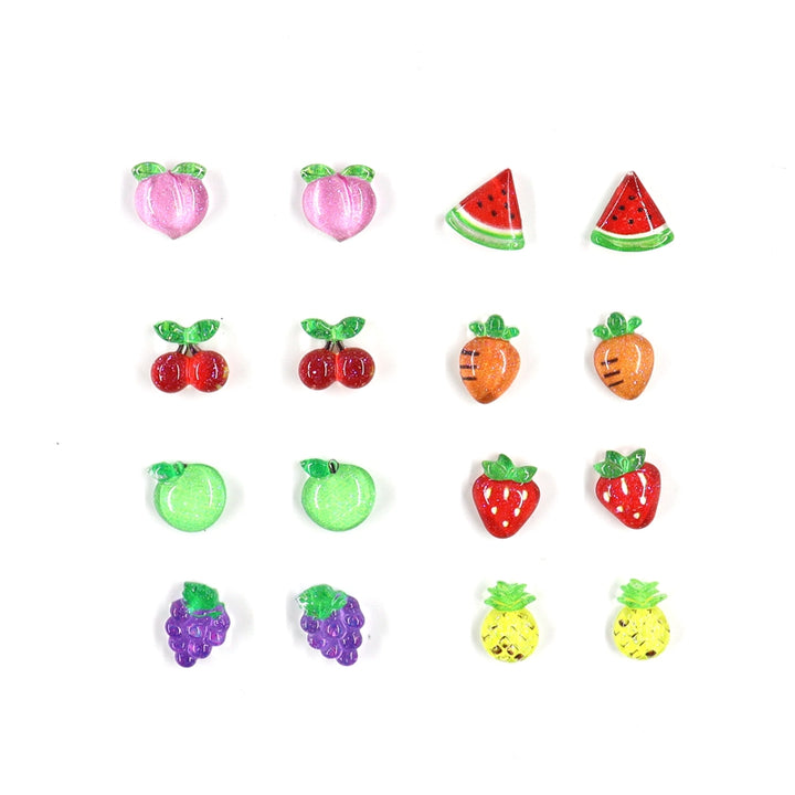 Summer Resin Mini Cherry Fruit Charms