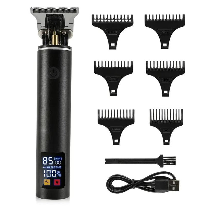 Electric Hair Trimmer for Men - Cordless Beard & Hair Cutting Machine, Professional Clippers with Adjustable Gears