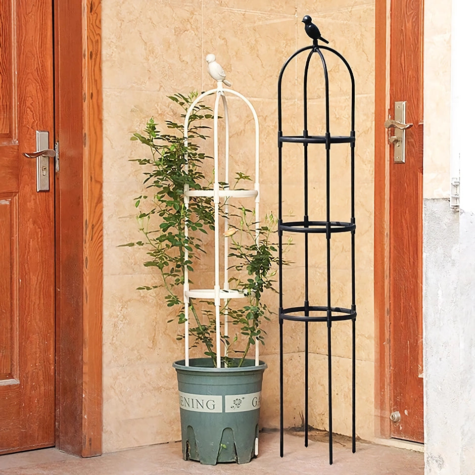 Adjustable 2/3-Tier Garden Trellis for Climbing Plants and Flowers