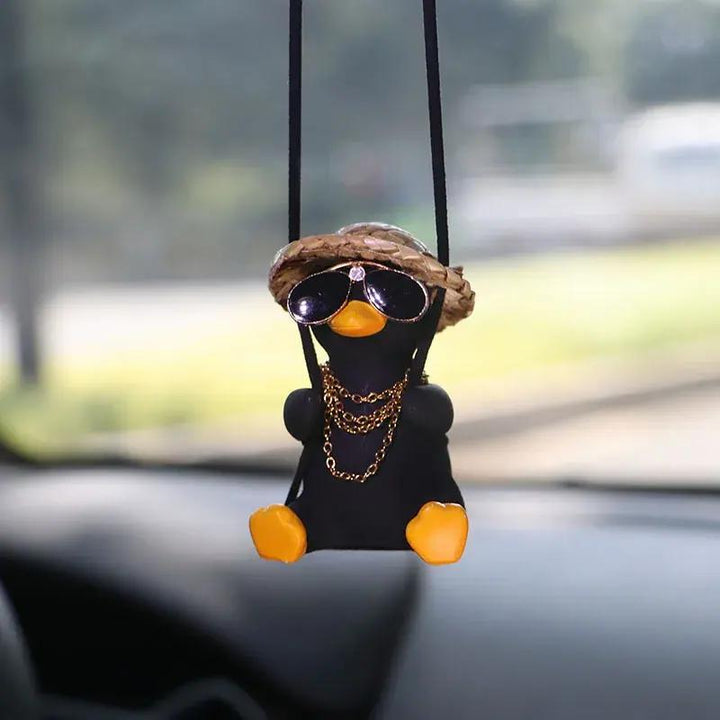 Cute Swinging Duck Car Ornament