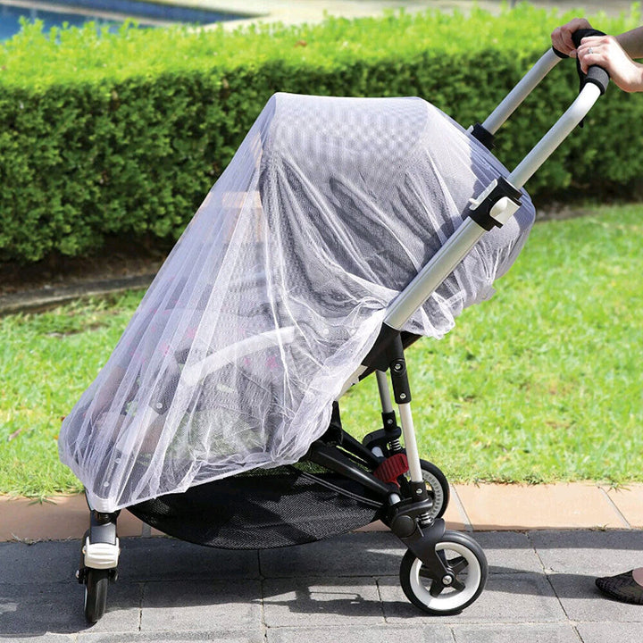 Portable Infant Carriage Mesh: Safe Sleep & Mosquito Shield