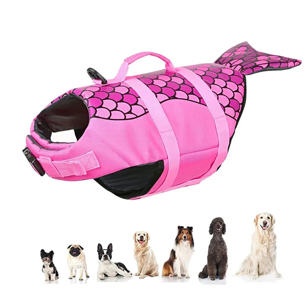 Shark Design Dog Life Jacket