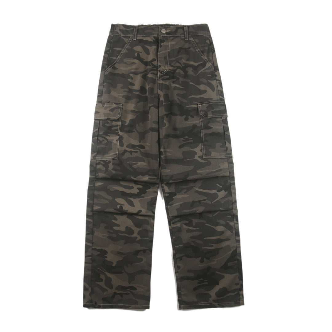 Fashion Brand Design Sense Paratrooper Denim Trousers