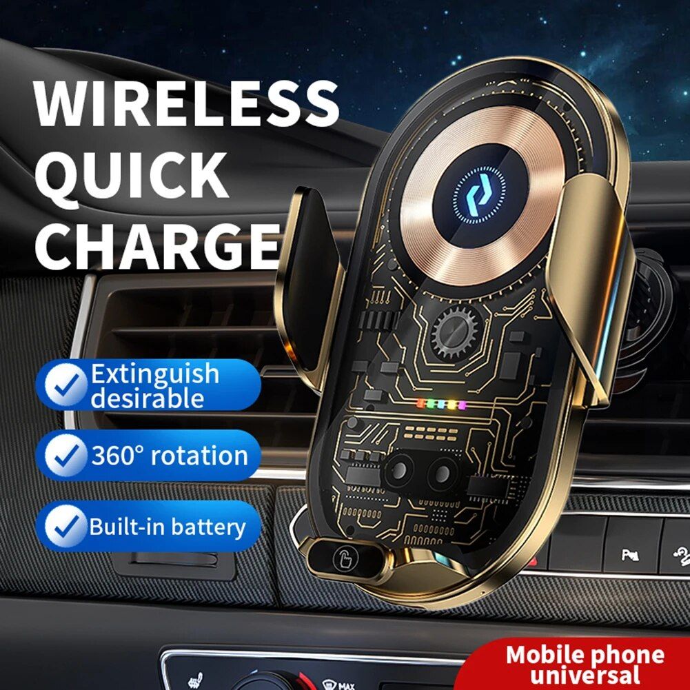 360° Rotational Magnetic Wireless Car Charger