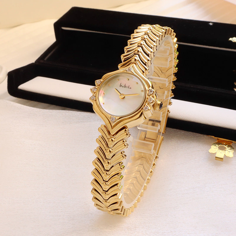 Bamboo Chain Gift Quartz Women's Watch