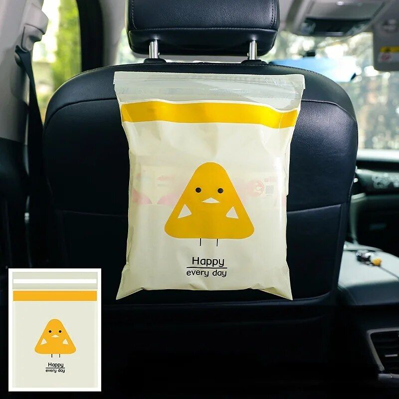 Waterproof Disposable Car Trash Bag with Strong Adhesive