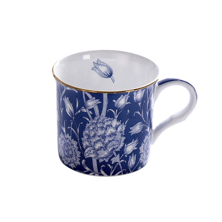 European Blue And White Mug