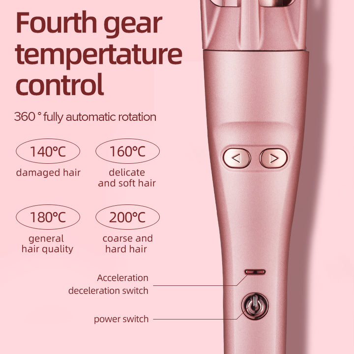 2-in-1 Automatic Hair Curler & Straightener