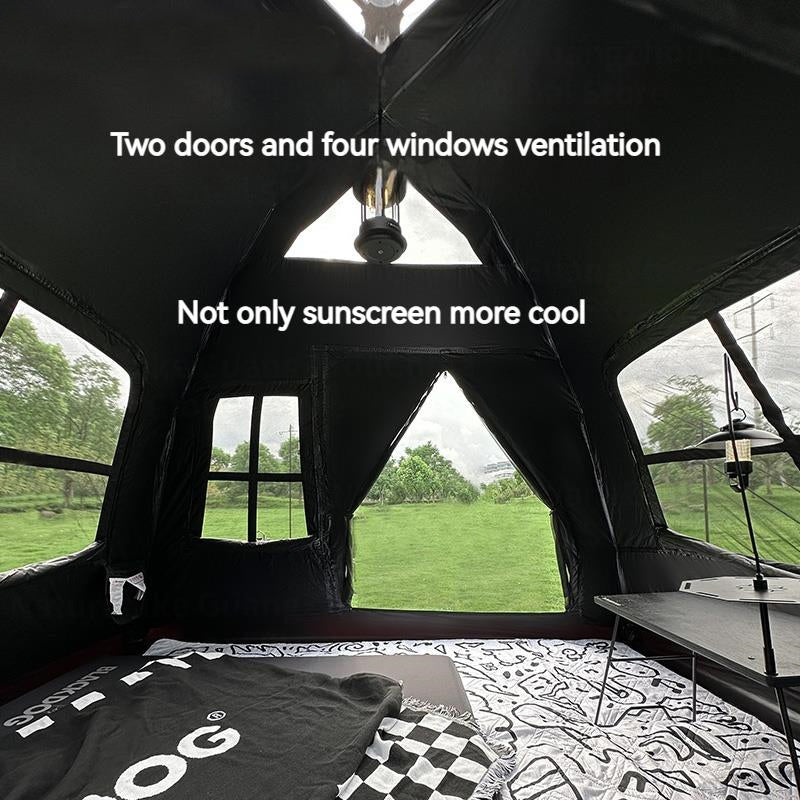 Automatic Tent with Two Doors & Four Windows