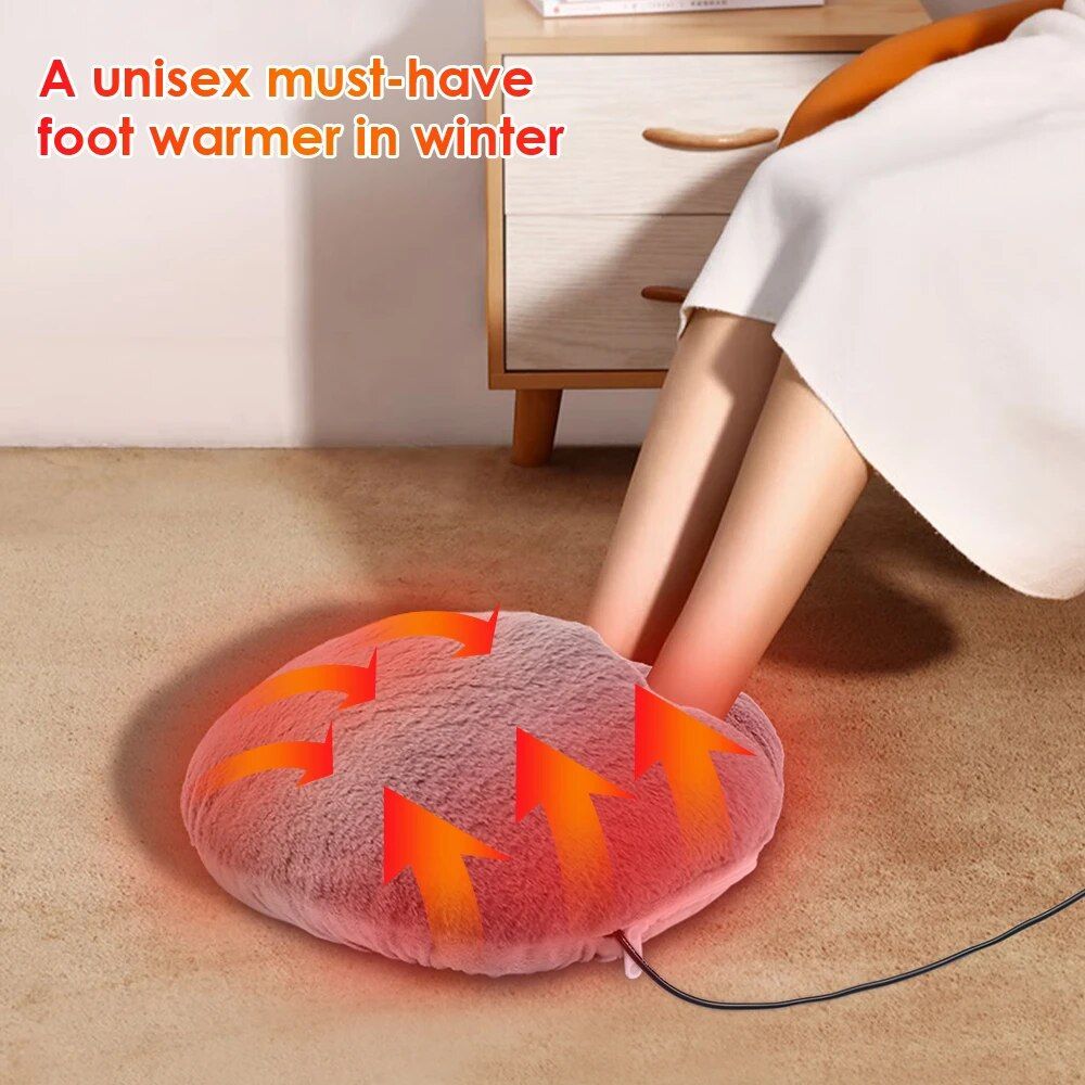 USB Electric Foot Warmer Shoes for Winter Comfort