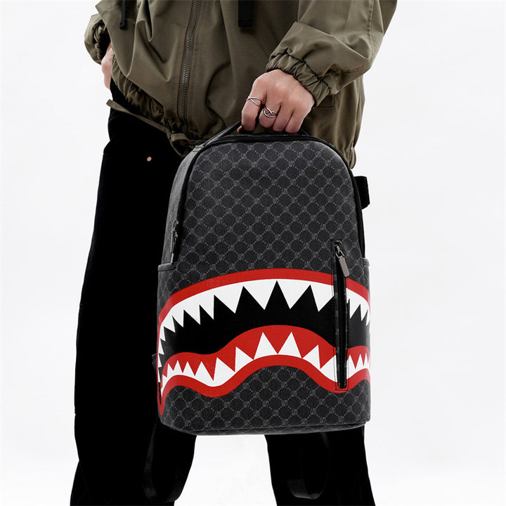 Shark Backpack Business Large Capacity Men