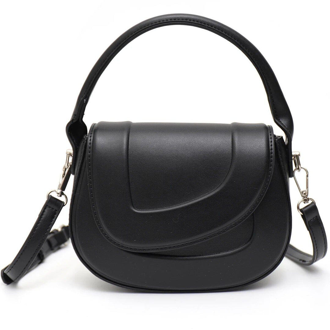 Elegant Minimalist Saddle Shoulder Bag