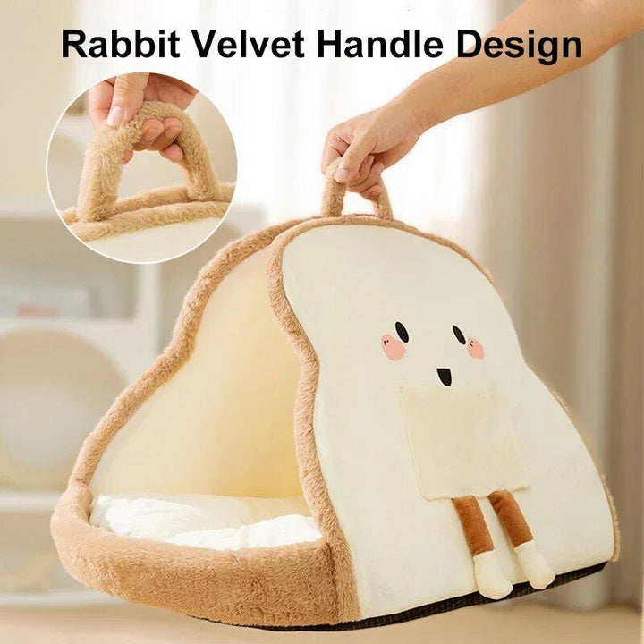 Winter Plush Cat Tent