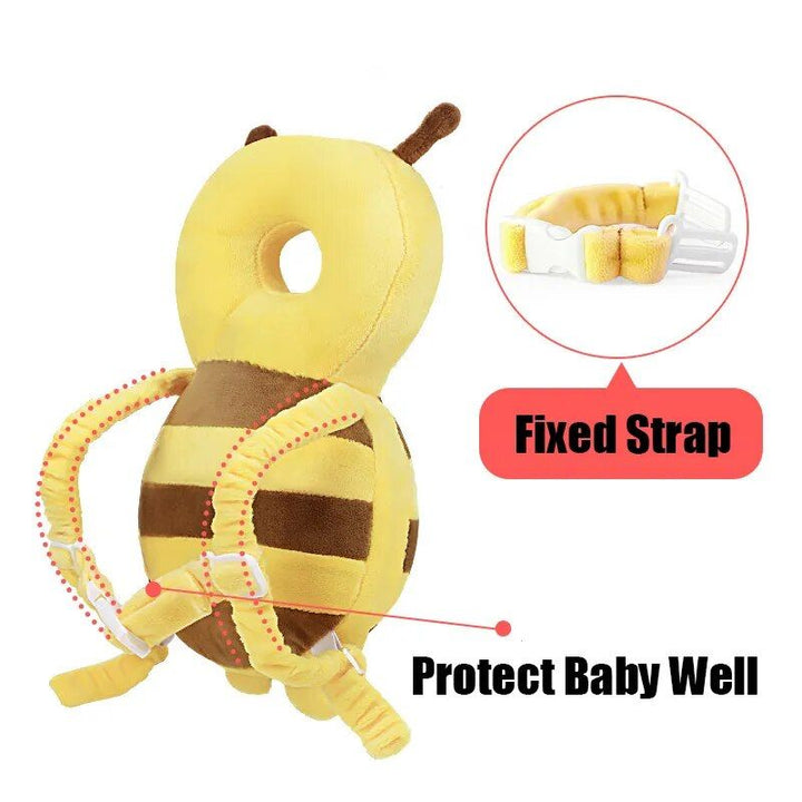 Cartoon Bee Baby Head Back Protector