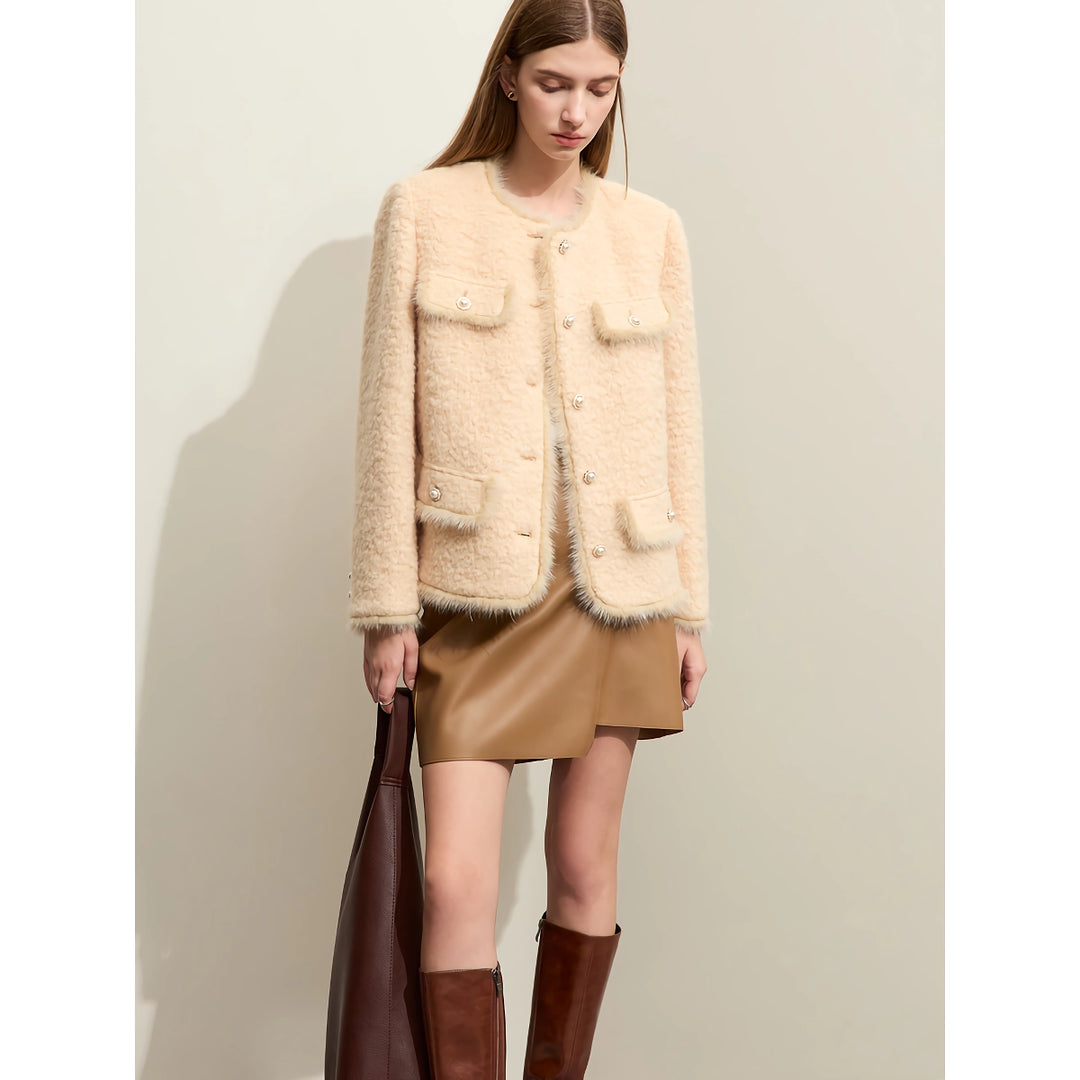 Elegant Minimalist Woolen Coat for Women - High Street Style