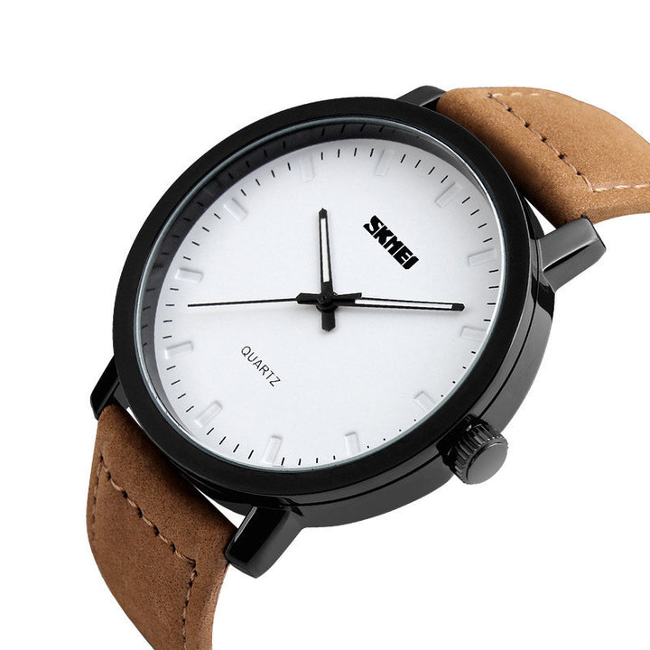 Men's Retro Fashion Minimalism Waterproof Quartz Watch