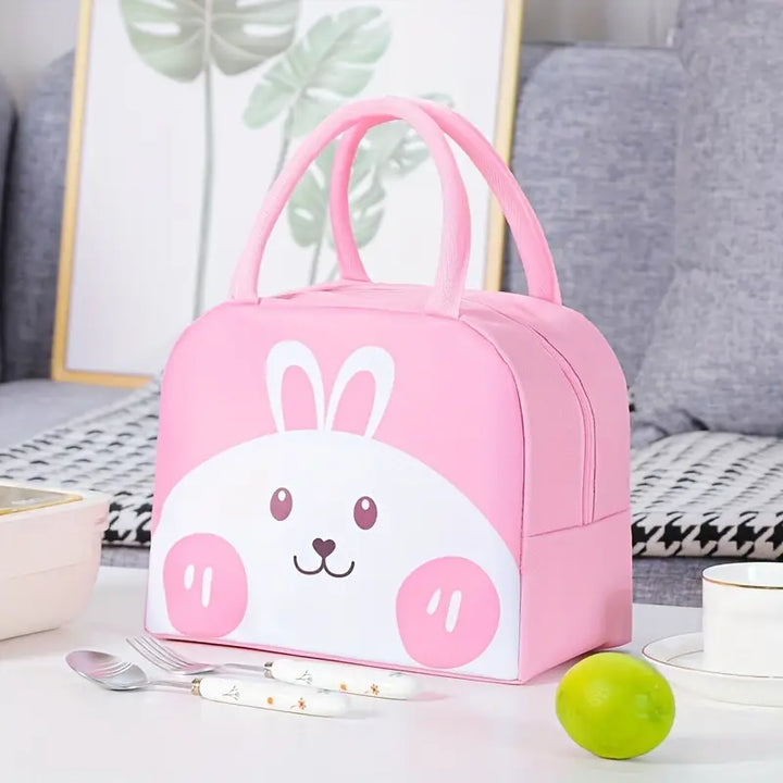 Cartoon Animal Thermal Lunch Bag for Kids