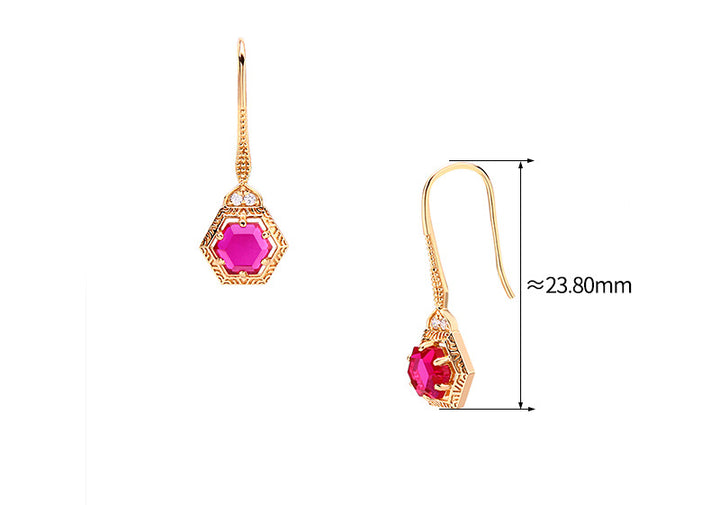 Fashion Trend Earrings Simple Temperament Geometry