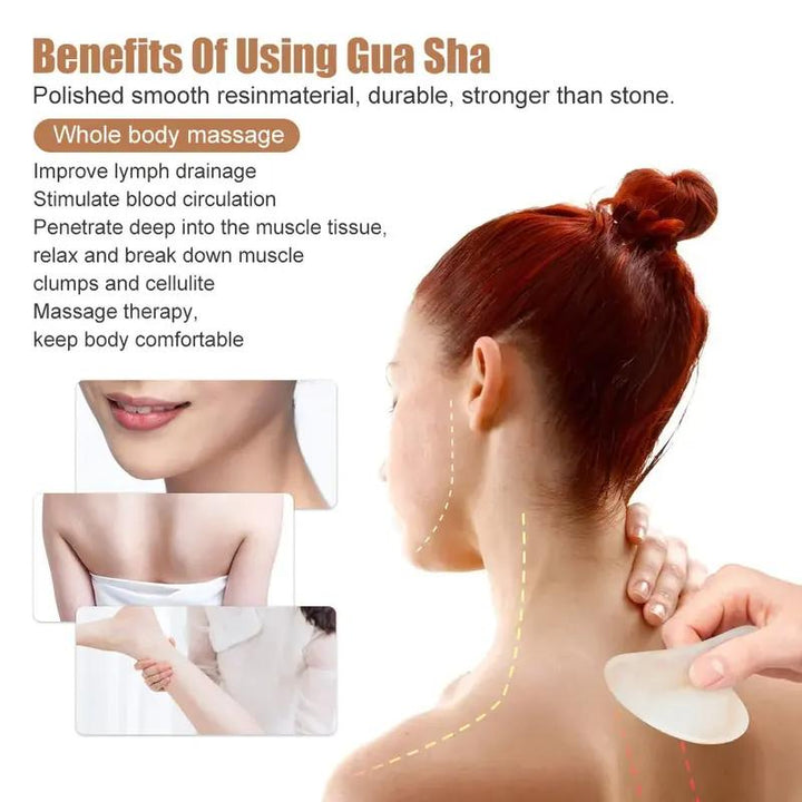 Gua Sha Roller & Scraping Board Set