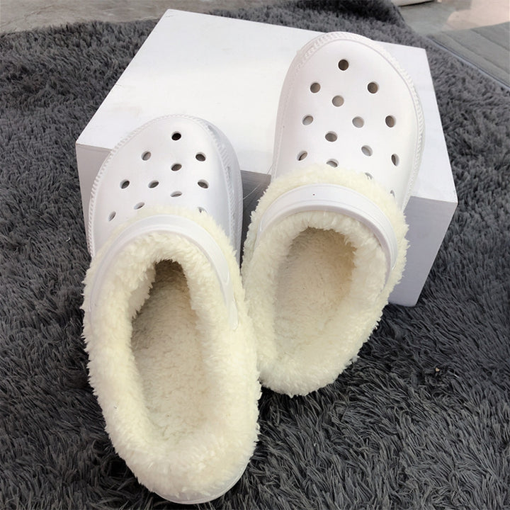 Warm Baotou Shoes Two-wear Lazy Cotton Slippers