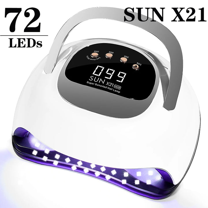 320W High Power UV LED Nail Lamp with 4 Timers & Smart Sensor