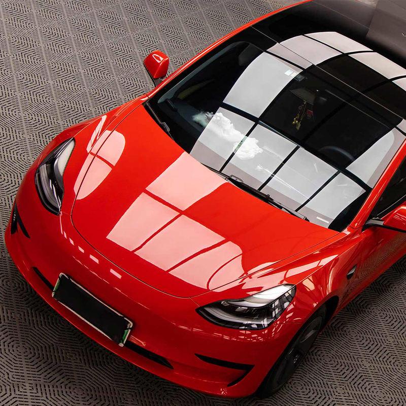 Ultra Glossy Red Car Vinyl Wrap Film