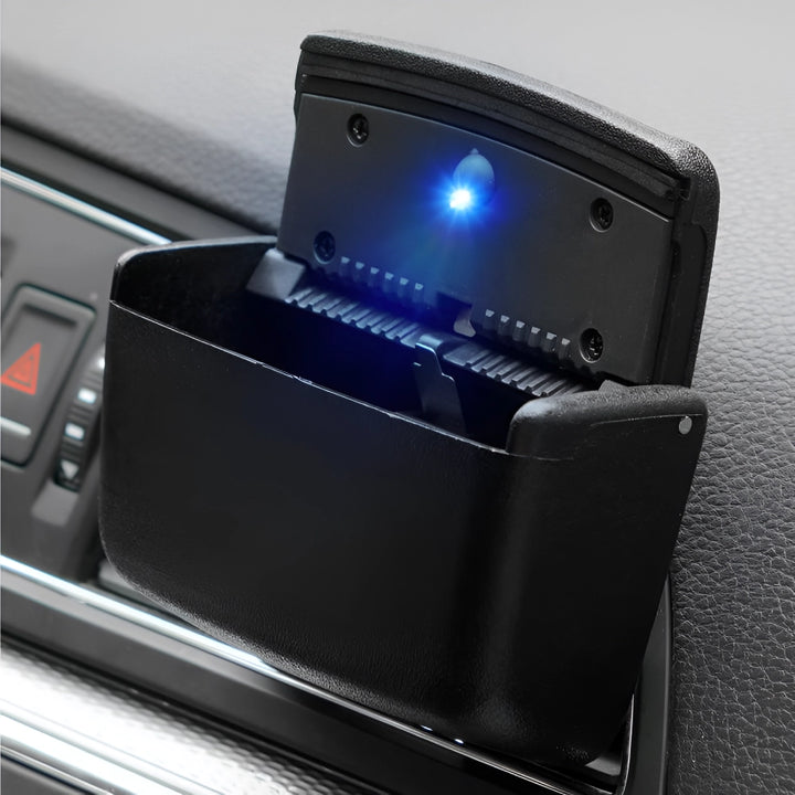 Portable Smokeless Car Ashtray with LED Light and Lid