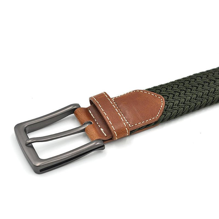 Men's Elastic Braided Stretch Belt