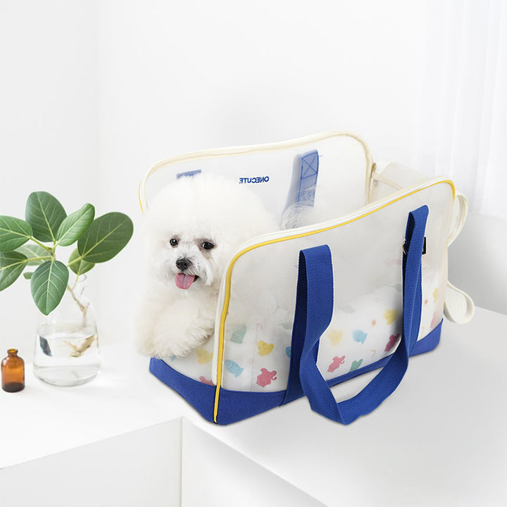 Portable Pet Carrier Bag with Breathable Design for Small Dogs and Cats