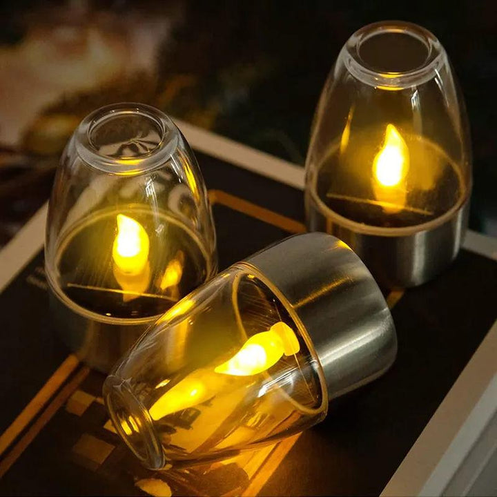 Solar LED Candle Lantern